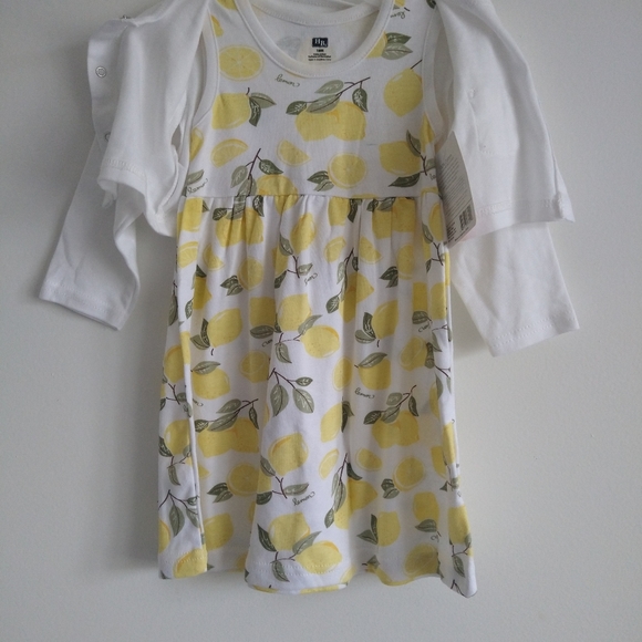 H&B toddler lemon dress sise 18 M - Picture 2 of 5